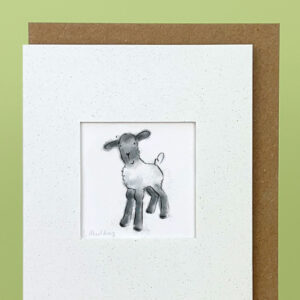 Handmade Lamb Card