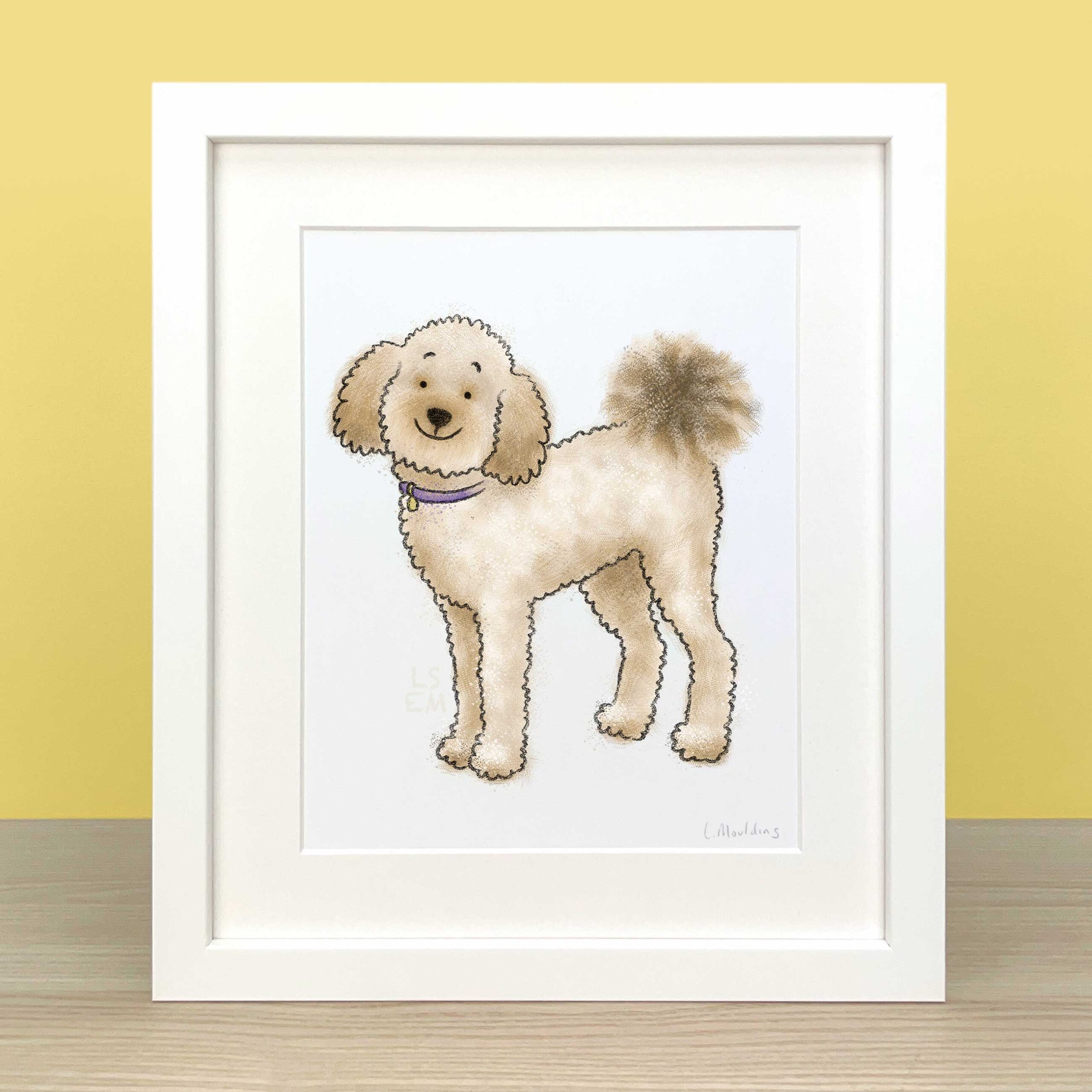 Cream Poodle Artwork