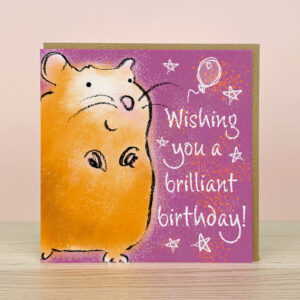 Hamster Birthday Card