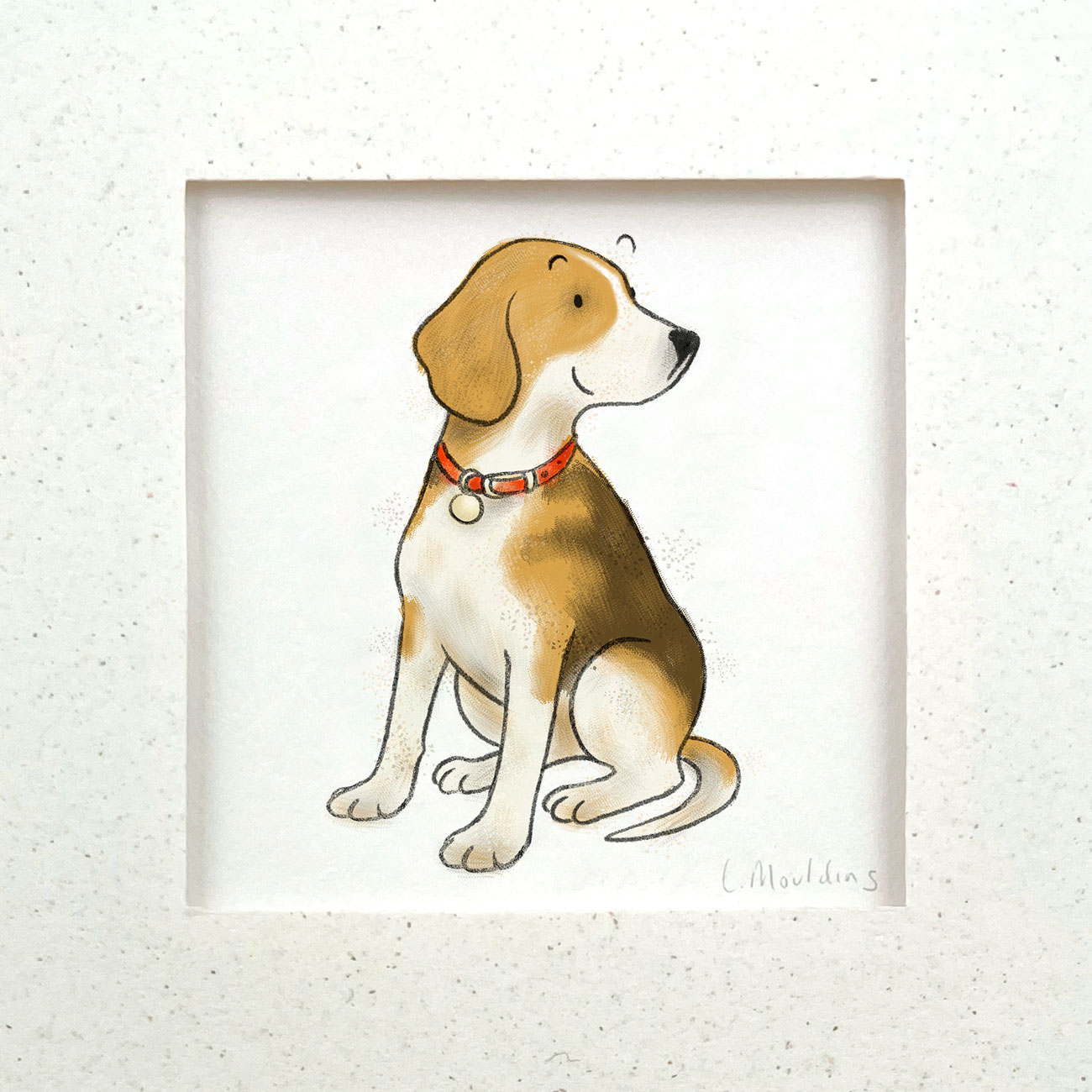 Handmade Beagle Card - Image 3