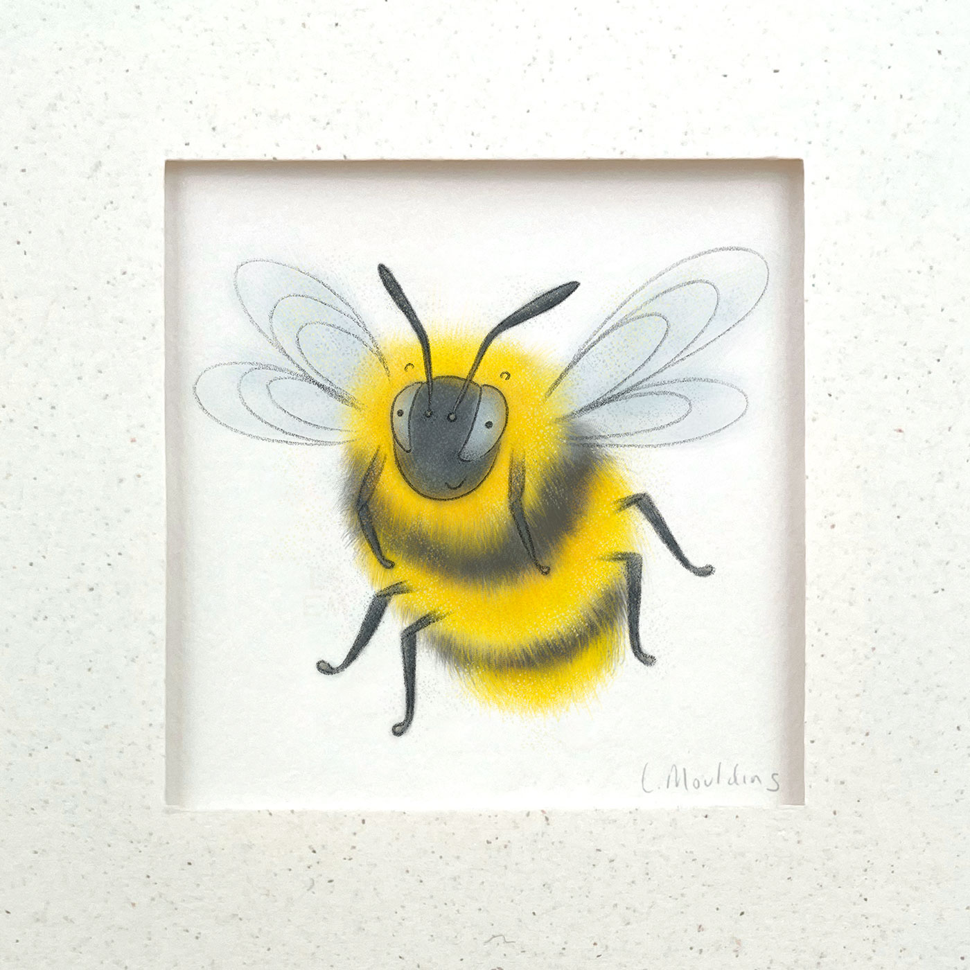 Handmade Bee Card - Image 3