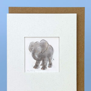 Handmade Elephant Card