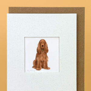 Handmade Spaniel Card