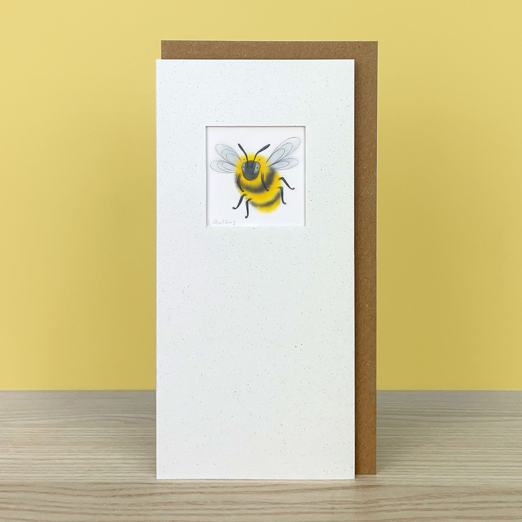 Handmade Bee Card - Image 2