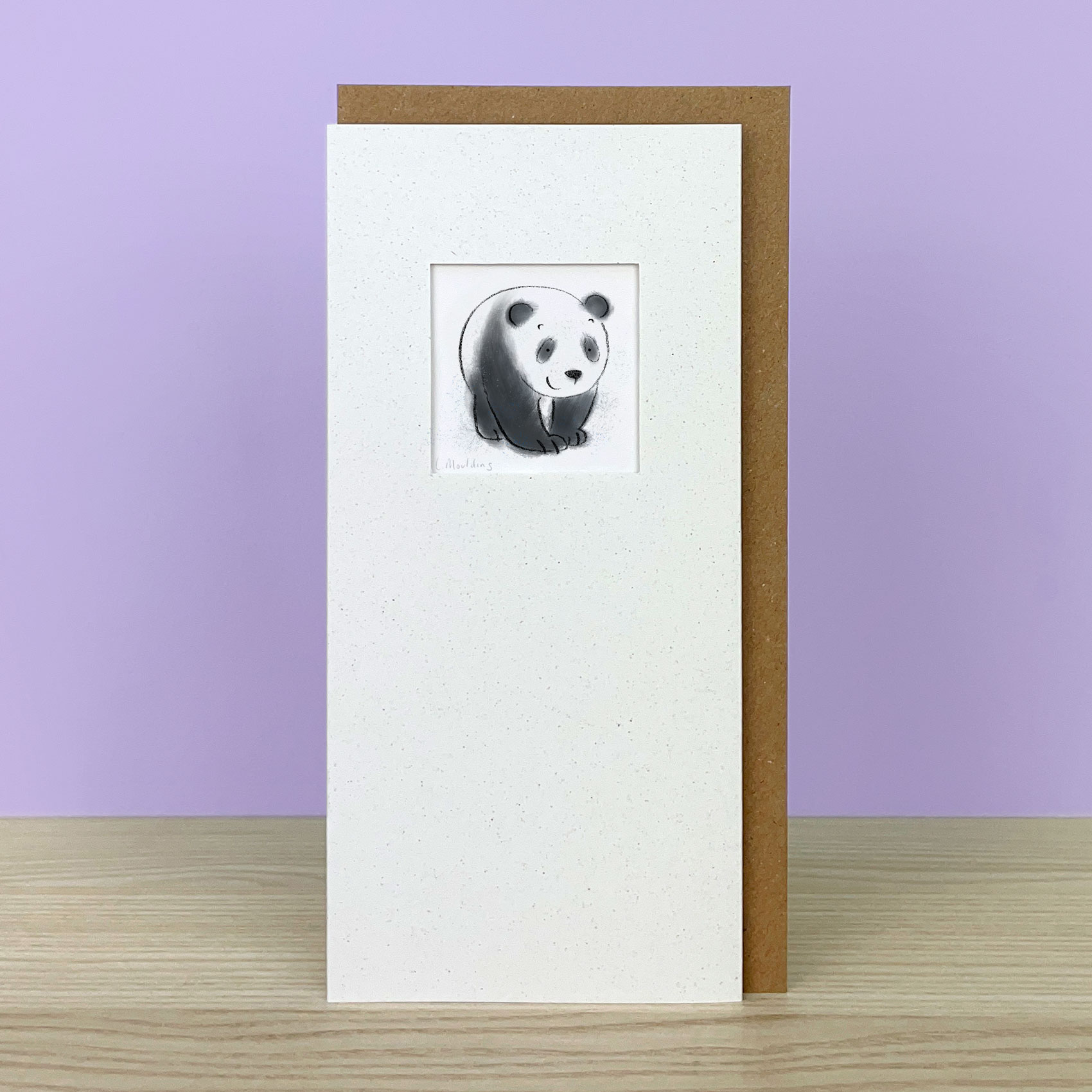 Handmade Panda Card - Image 2